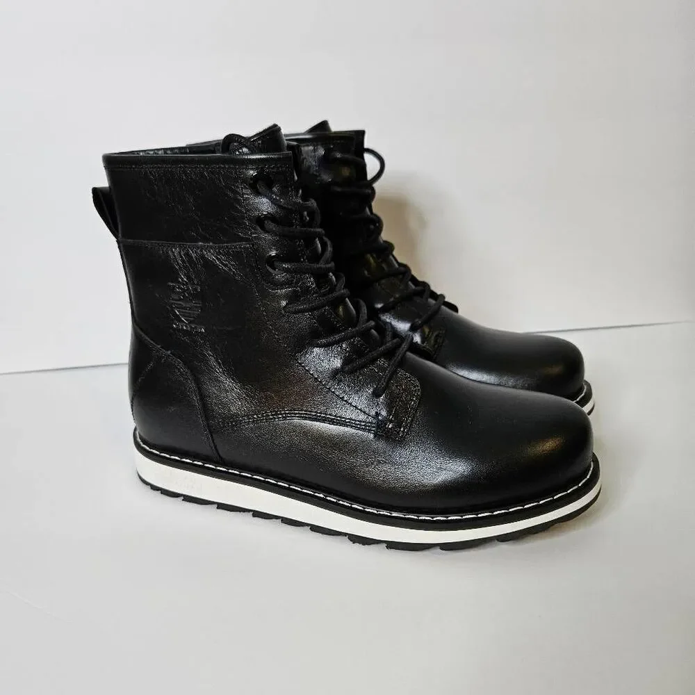 Royal Canadian men's black leather boots. Size 9. NWOB